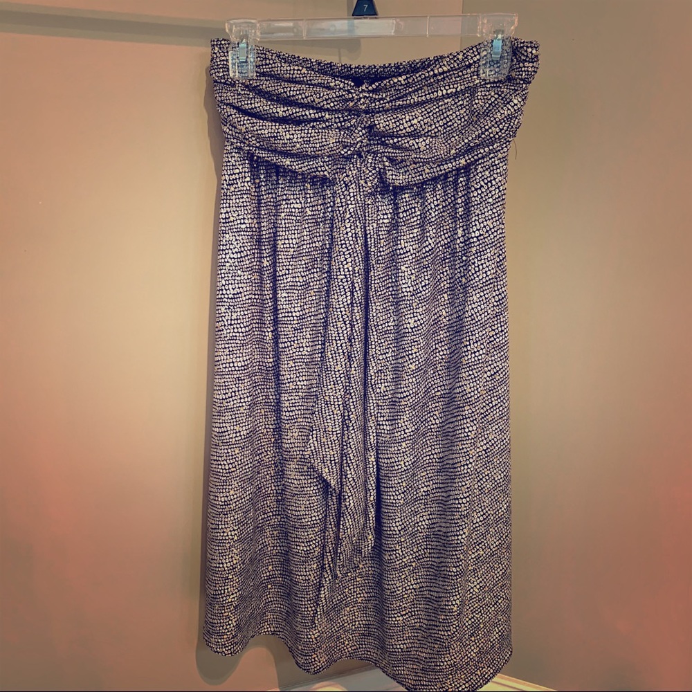 Strapless summer dress